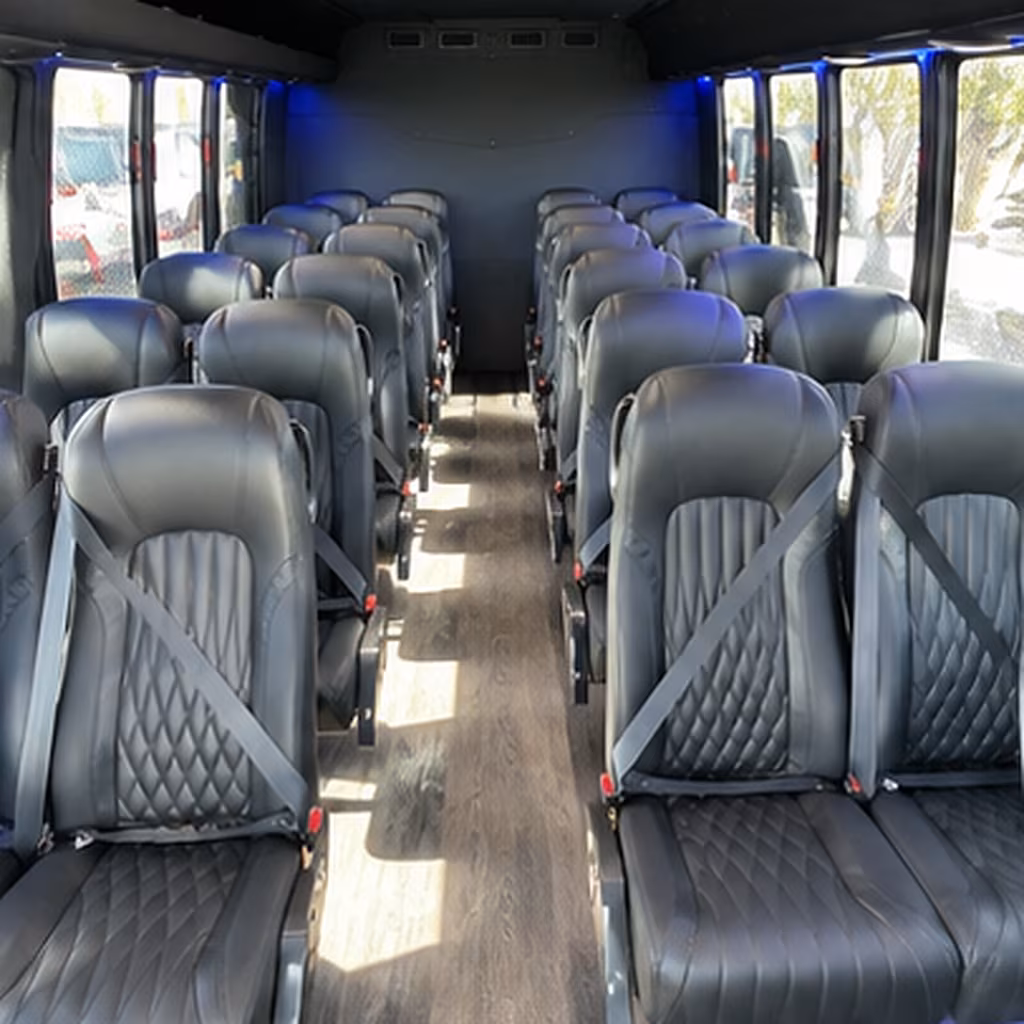 pleasanton prom transportation onboard seating