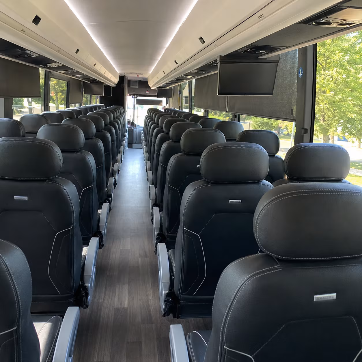 pleasanton sporting event transportation onboard seating