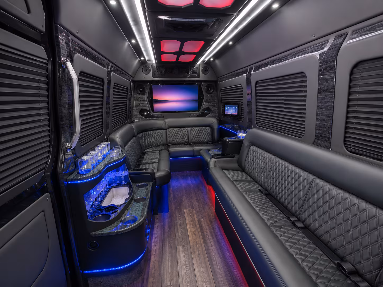 pleasanton wedding transportation onboard seating