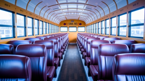 school bus rental interior san ramon